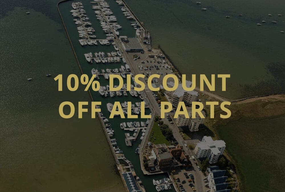 10% discount off all parts with your pre-season Sea-Doo service!